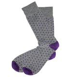 AAS Cotton Fashion Dot Crew Dress Socks