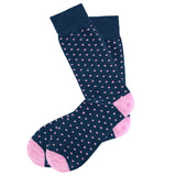 AAS Cotton Fashion Dot Crew Dress Socks