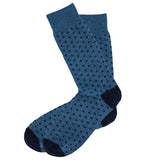 AAS Cotton Fashion Dot Crew Dress Socks