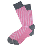 AAS Cotton Block Stripe Crew Dress Socks