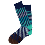 AAS Cotton Crew Dress Socks Colourful Stripe