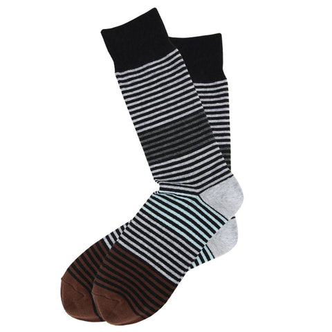 AAS Cotton Crew Dress Socks Colourful Stripe