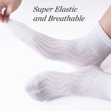 MD Ankle Bamboo Non-Binding Moisture Wicking Cushion Quarter Socks (2 Pairs)