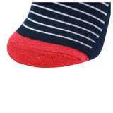 AAS Cotton Welt Colorful Thin Stripe Dress Socks