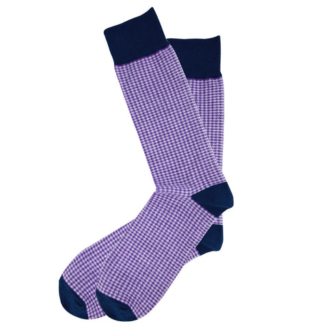 AAS Cotton Dress Socks Block Stripe Crew Socks