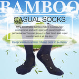 MD Mesh Antibacterial Bamboo Crew Socks Colorful