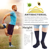 MD Mesh Antibacterial Bamboo Crew Socks Colorful