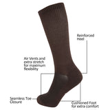 MD Mesh Antibacterial Bamboo Crew Socks Colorful