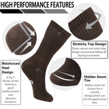 MD Mesh Antibacterial Bamboo Crew Socks Colorful