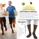 MD Mesh Antibacterial Bamboo Crew Socks Colorful