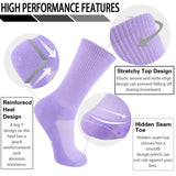 MD Mesh Antibacterial Bamboo Crew Socks Colorful