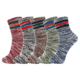 AAS Mixed Color Thick Warm Wool Socks 5Pack