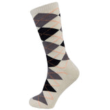 MD Mens Argyle Bamboo Cushioned Crew Dress Socks Moisture Wicking