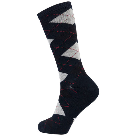 MD Mens Argyle Bamboo Cushioned Crew Dress Socks Moisture Wicking