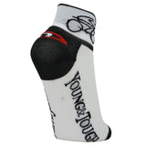 LIN Tour de France CoolMax Cycling Socks White Shirt