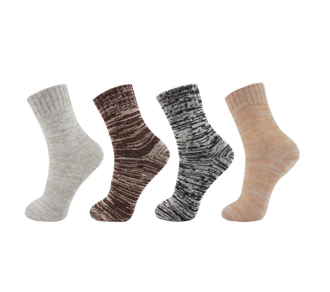AAS Mixed Color Vintage Crew Socks Christmas 4Pack