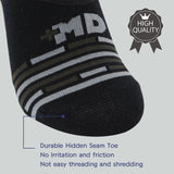 MD Bamboo No Show Moisture Wicking Liner Invisible Socks