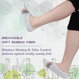 MD Bamboo Anti-Odor No Show Liner Invisible Socks