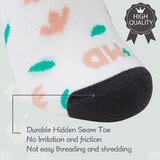 MD Bamboo No Show Liner Invisible Socks with Non Slip for Flats