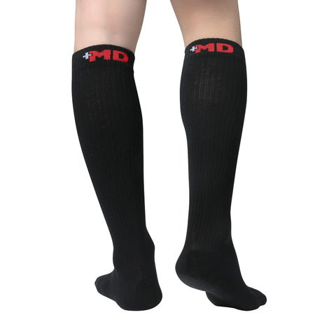 MD 8-15mmHg Knee High Compression Socks Cushion For Shin Splints