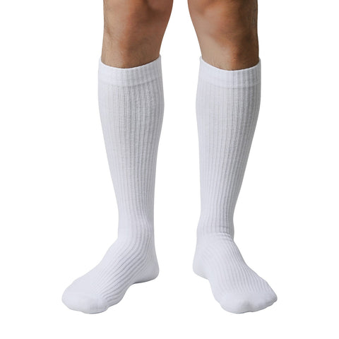 MD 8-15mmHg Knee High Compression Socks Cushion For Shin Splints