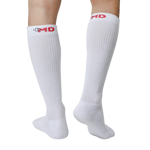 MD 8-15mmHg Knee High Compression Socks Cushion For Shin Splints