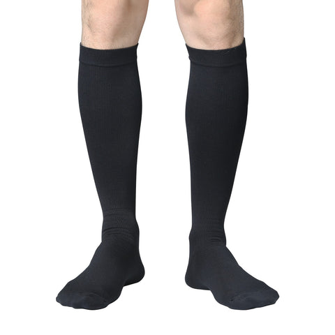 MD 8-15mmHg Knee High Microfiber Compression Socks