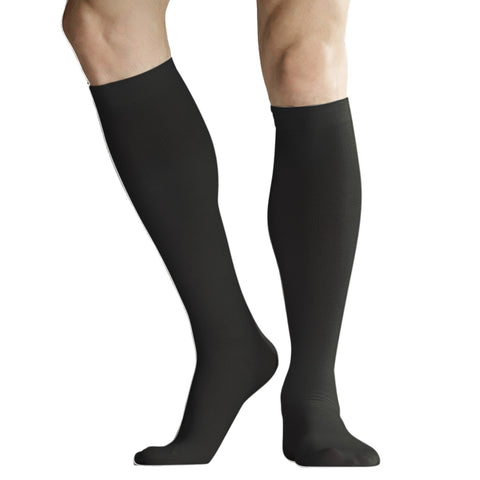 MD 8-15mmHg Knee High Microfiber Compression Socks