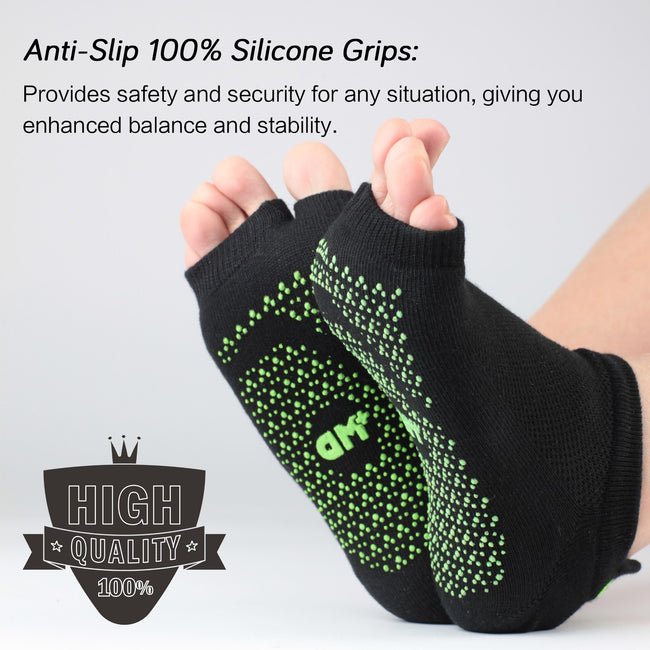MD Non Slip Skid Open YogaToe Socks