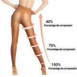 MD15-20mmHg Open Toe Compression Warm Pantyhose