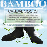 MD Unisex Breathabe Bamboo Socks No Show (2 Pairs)