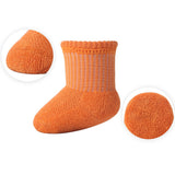 MD 6 Pairs Baby Bamboo Cushioned Newborn Toddler Non-Skid Socks
