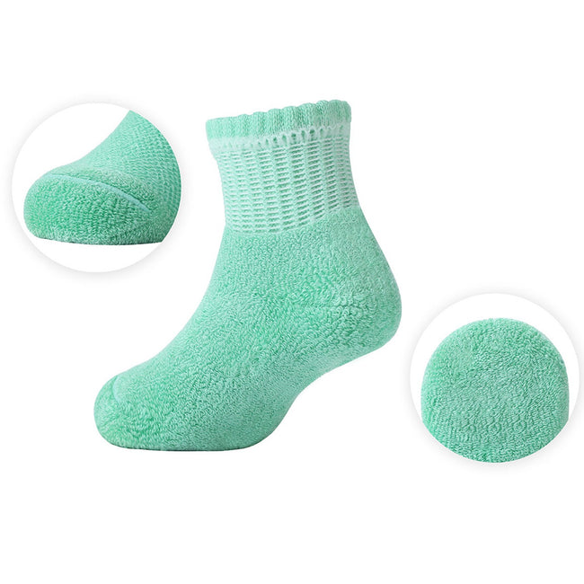 MD 6 Pairs Baby Super Soft Bamboo Full Cushioned Newborn Toddler Socks