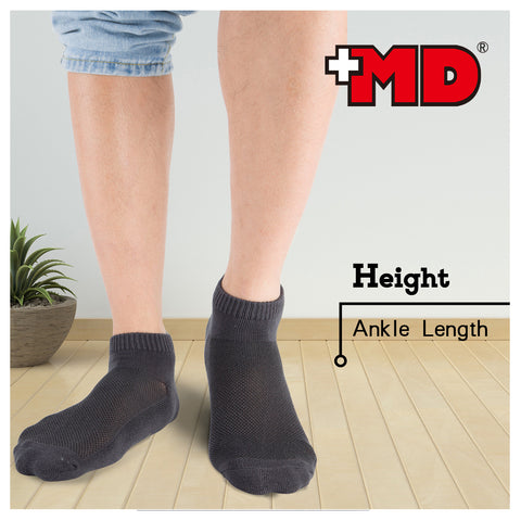 MD Moisture Wicking Bamboo Socks Low-cut (2 Pairs)