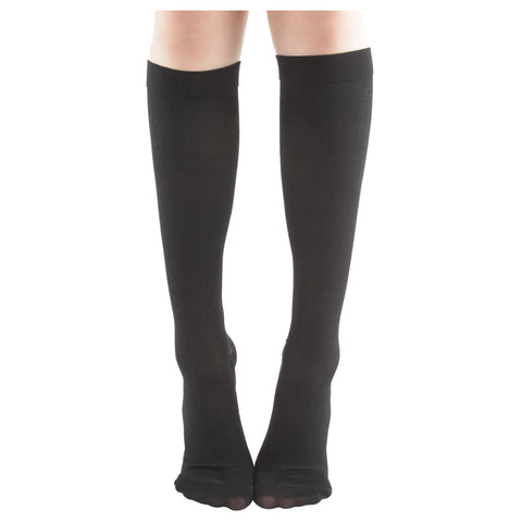 MD 8-15mmHg Knee High Microfiber Compression Socks