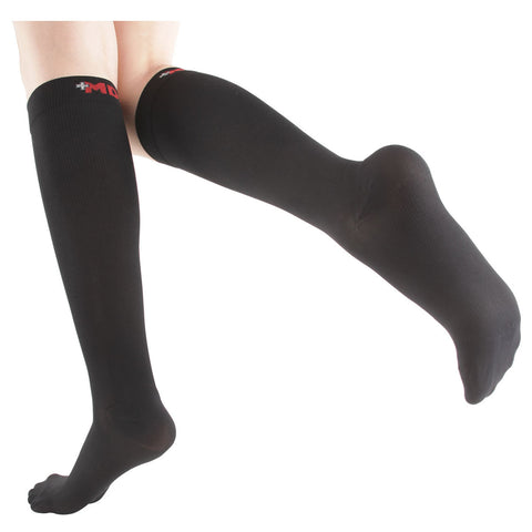 MD 8-15mmHg Knee High Microfiber Compression Socks