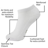 MD Moisture Wicking Bamboo Socks Low-cut (2 Pairs)