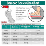 MD Unisex Breathabe Bamboo Socks No Show (2 Pairs)