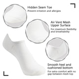 MD Unisex Breathabe Bamboo Socks No Show (2 Pairs)