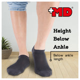 MD Unisex Breathabe Bamboo Socks No Show (2 Pairs)