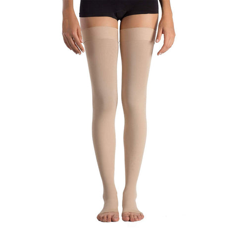 MD 23-32mmHg Microfiber Compression Thigh High Stockings