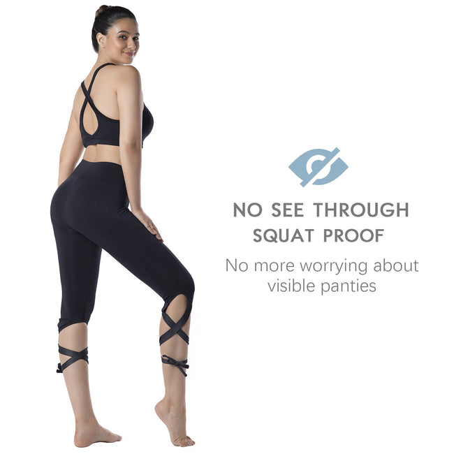 Women'S High Waist Yoga Capri Pants With Pockets, Ultra Soft Pilates  Leggings, Tummy Control, Non See-Through Workout Running Tight, Yoga Pants,  Sports Clothing