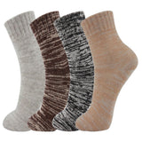 AAS Mixed Color Vintage Crew Socks Christmas 4Pack