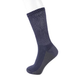 MD Non-Binding Bamboo Moisture Wicking Cushion Crew/Dress Socks Seamless Toe (2 Pairs)