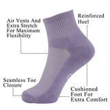 MD Best Bamboo Seamless Ankle Socks Colourful