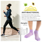 MD Best Bamboo Seamless Ankle Socks Colourful