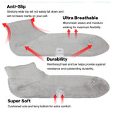 MD Best Bamboo Seamless Ankle Socks Colourful