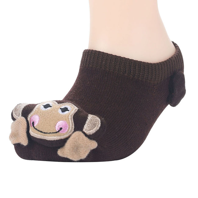 Wild Habitat Baby Non-Slip socks- Monkey Pattern
