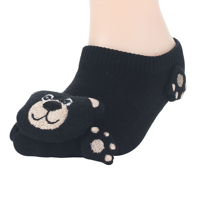 Wild Habitat Baby Non-Slip socks-Black Bear
