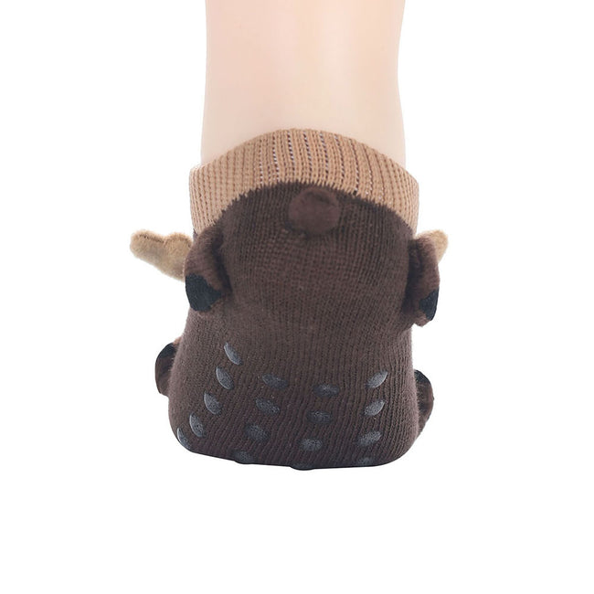 Wild Habitat Baby Non-Slip socks-Moose Pattern